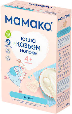 Ешкі сүтіндегі күріш МАМАКО<sup>®</sup> ботқасы
