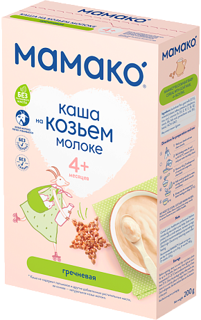 Ешкі сүтіндегі қарақұмық МАМАКО<sup>®</sup>  ботқасы