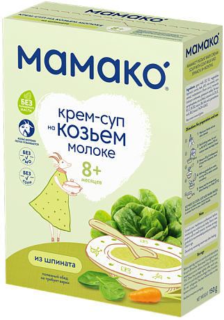 Eшкі сүтіндегі aсжапырақ крем-көже